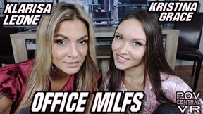 Office MILFs Klarisa Leone and Kristina Grace
