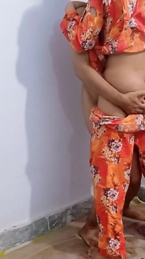 Indian Desi Girl Friend and Boyfriend Sex at New Building Cute Desi young 18+ girlfriend   Clip 1