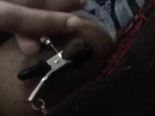Putting on my TEAT CLAMPS