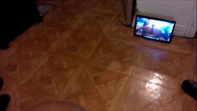 Thick big booty tatted girl sucks off a big dick and gets a big facial