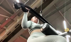 crazy banging in a gym