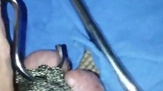 Urethra sounding ball busting