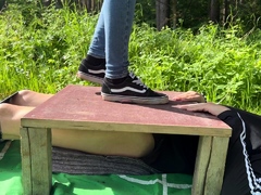 Blonde Amateur Finger Fucked Outdoors In Public