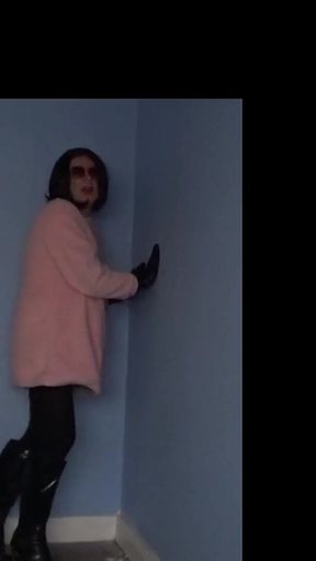 Playing in Pink and Black