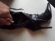 Cum on Stiletto Boots