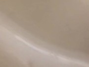 Cumshot in dirty diaper