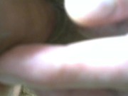 Flaccid Fun #2 - Horribly filmed post-cum cock closeup