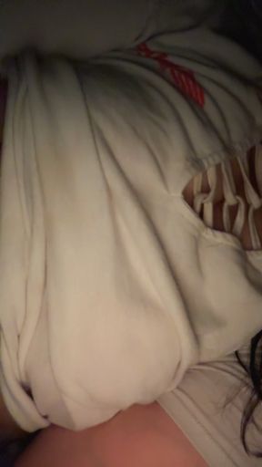 Busty MILF Massaging Her Big Tits