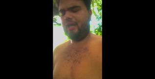 Chubby Gay Sucking or Stranger on the Beach