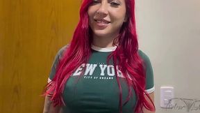 Sweaty and Horny from the Gym, but My Stepson Won't Even Let Me Rinse Off My Filthy Pussy