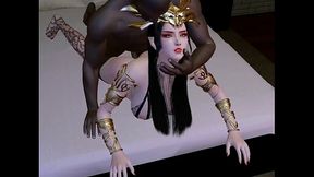 Medusa Queen fuck BBC neighbor ( Part 03) - 3D Animation 263