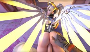 Overwatch Mercy POV Prone Bone (A XXX Parody)