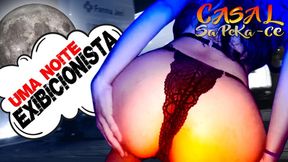 Street Dogging: Husband Shows Wife To Passersby At Night - Full FapHouse Video