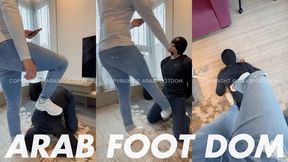 Asian Slave Trained & Humiliated by Arab Master – Kicks, Socks, Sniffs