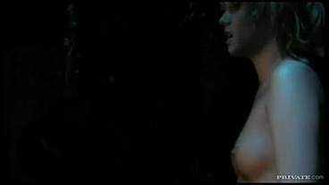 Milly Meets Man in Woods at Night While Voyeur Watches Them Screwing