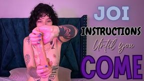 JOI INSTRUCTIONS UNTIL YOU COME