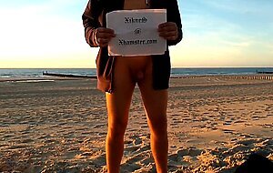 Naked at the beach