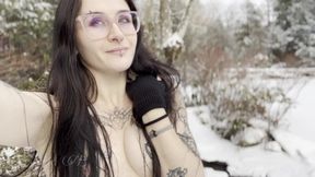 Wintertime Outing Piss And Extreme Deep Throat