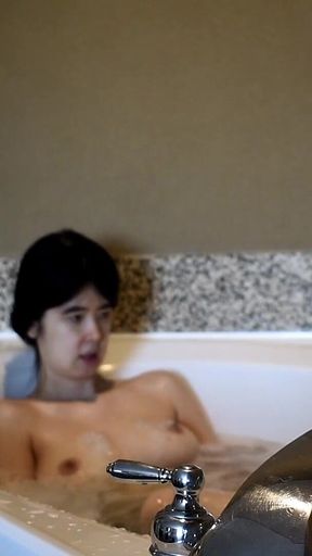 Asian Beauty Takes a Bubble Bath Starring Alexandria Wu