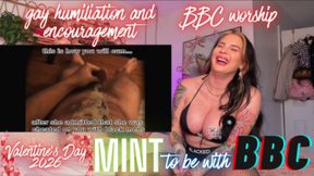 Mint to be with BBC A Valentine's Day BBC Worship Gay Humiliation JOI CEI