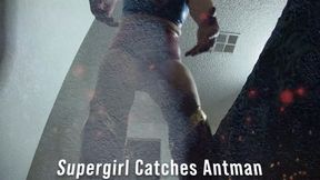 Super girl catches Shrunken Antman 3