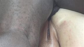 Office Secretary gets boss's big black cock in mini dress
