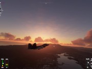 Flying Around San Francisco At Sunset In My F-22 Raptor