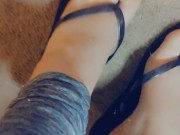 Onlyfans link in bio jerk my man off with my feet