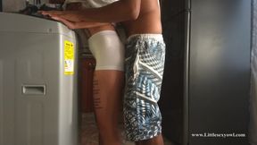 my stepfather can't see me alone at home because he is fucking me right there