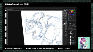 working process-porn comic 神の手#2 p12