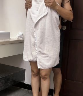 My stepfather satisfy his desires