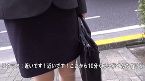 Desperate job seeker spreads wide and squirts during intense clit teasing interview