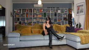 LILY DUPONT : BEFORE LICK OUR BOOTS AFTER LICK THE ASSHOLE