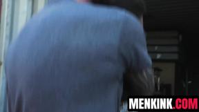 ”Rookie cop Harrison Todd raw fucked by Cliff Jensens fat meat”