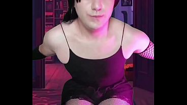 7 Bubble Butt Blonde in Goth Feminine Legs Soft Body Sweet Skin