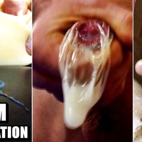 25 Juicy Cumshots! COMPILATION OF MY CUM (1 part)