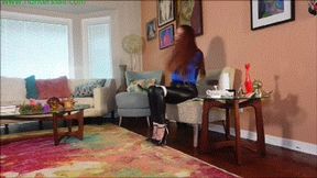 Busty housewife left breast bound & hogtied in her living room (MP4 HD 6000kbps)