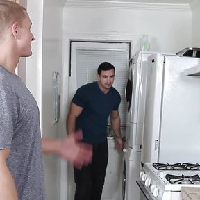 MEN - Landon Mycles Gives Up His Tight Ass To Phenix Saint&#039;s Huge Dick For Remodeling His Kitchen