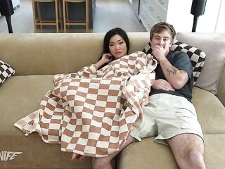 This babe secretly took the fucking-rubber off - Lucy Mochi