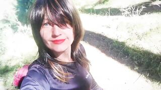 My Romantic NAKED picnic into Park ends with Extreme Orgasm
