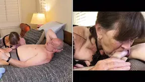 Granny Bijou: Deep Throating, Moaning, Cocksucking Old Slut CAMS245M