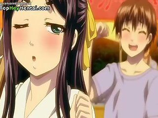 Hot babe with great boobs enjoys having sex