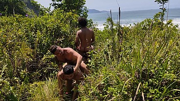 orgy bareback interracial in the beach