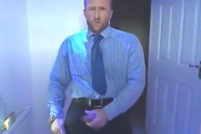 Big-Cock Daddy Tries on His New Suit