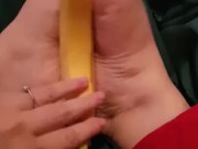 Banana footjob * wink wink*