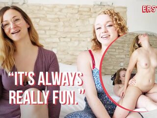 Ersties - Curvy Redheaded Sarah C Explores Her Fantasy With Nikita As She Uses a Strap On