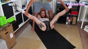 Yoga or sex? The answer is obvious! Fuck me!