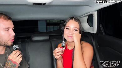 Beautiful Latina with a big ass has a podcast with and lots of sex