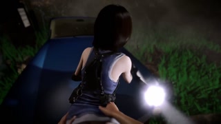 Jill post apocalypse fucking in a car In POV  | Resident Evil Porn Parody