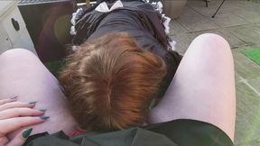 Sissy Maid Lola Deepthroats Trans Mistress Jade Storm